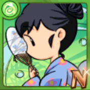 薫風団扇にお夏ちゃん