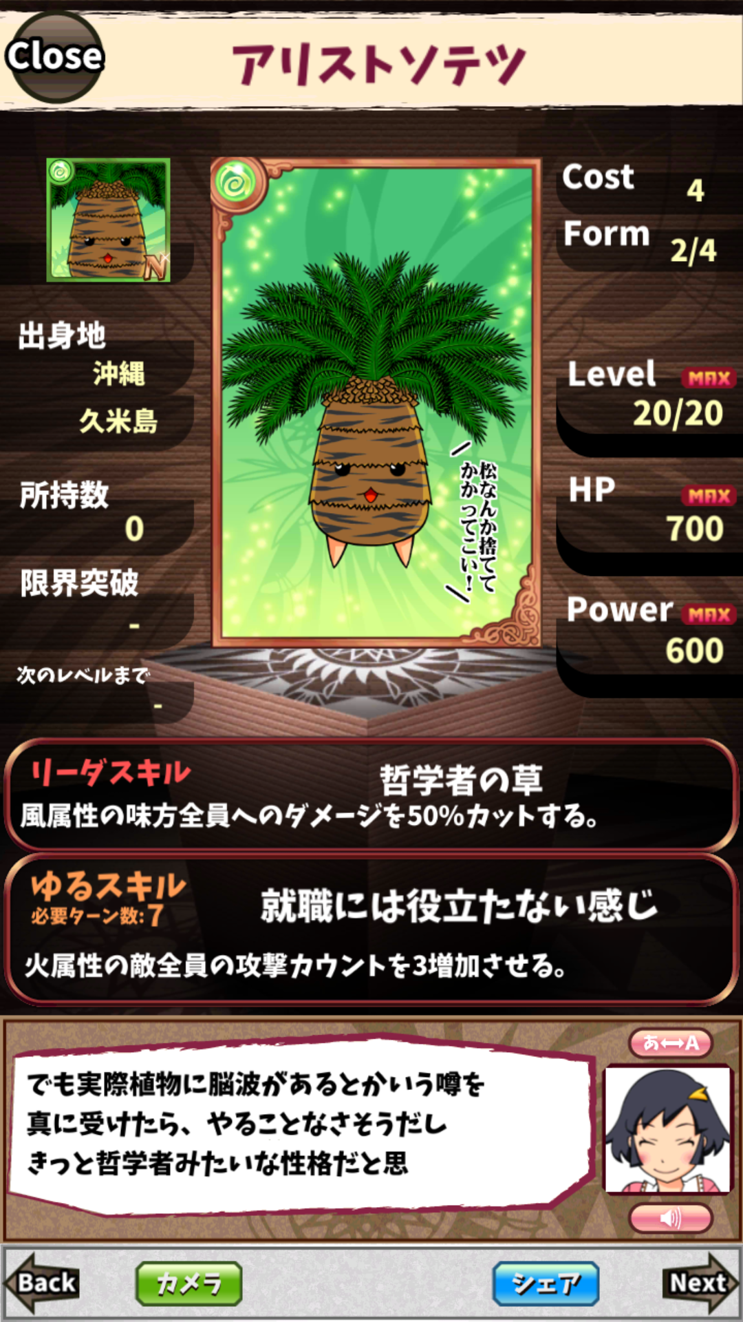 アリストソテツ アリストソテツ